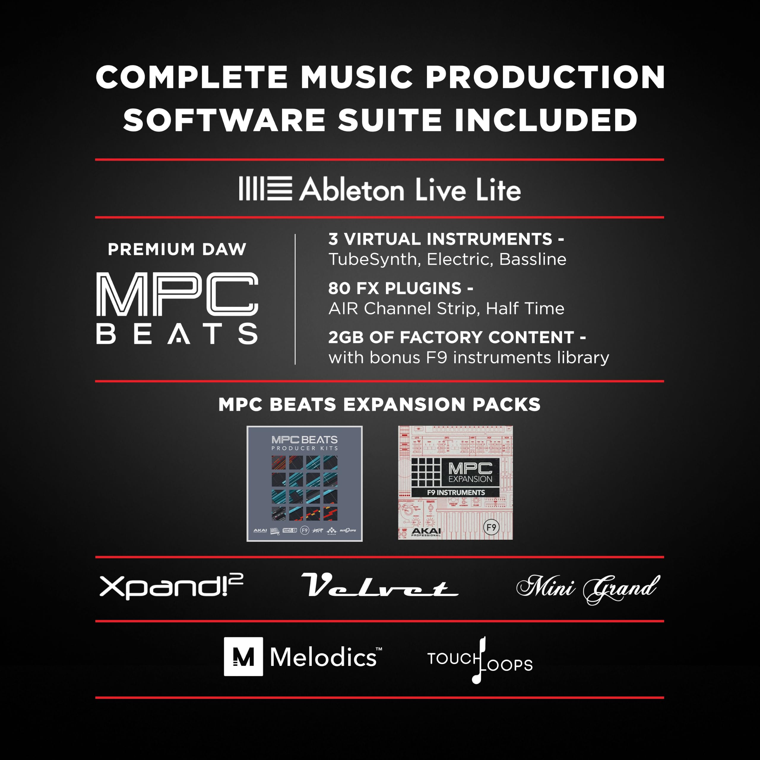 M-AUDIO Keystation 49 MK3 USB MIDI Controller | Synth-Action 49-Key Keyboard Assignable Controls PitchMod Wheels and Bundled DAW Recording Software product thumbnail 7