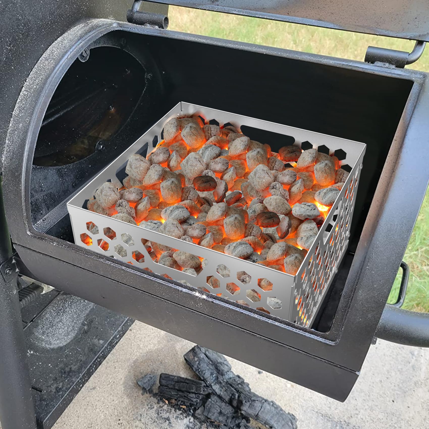 Smoker Grill Firebox Basket Oklahoma Joe Highland Assembly