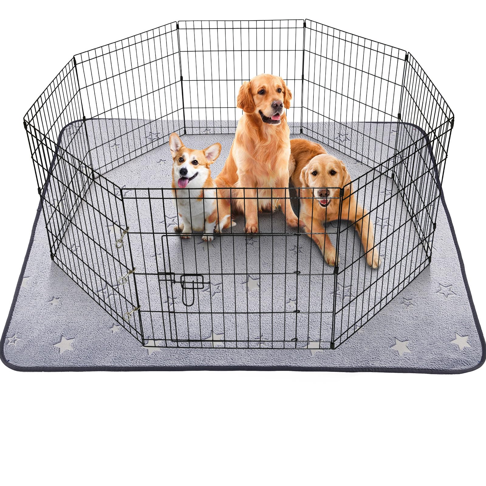 PICK FOR LIFE Haustier-Urinunterlage Waschbar Welpenunterlagen Matte für Hunde Schnell Absorbierend Haustier Hygieneunterlage für Welpen Alte oder Inkontinente Hunde