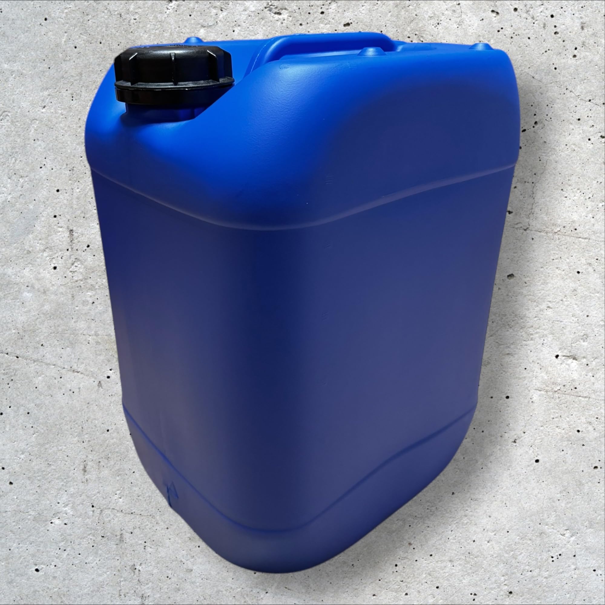 Lot de 2 Bidons Plastique Bleu 20 L litres avec Bouchon et Robinet Verseur - Résistant pour Liquides Alimentaires et Chimiques Poignée Ergonomique, Empilable, Réutilisable - Jerrican Jerry Can