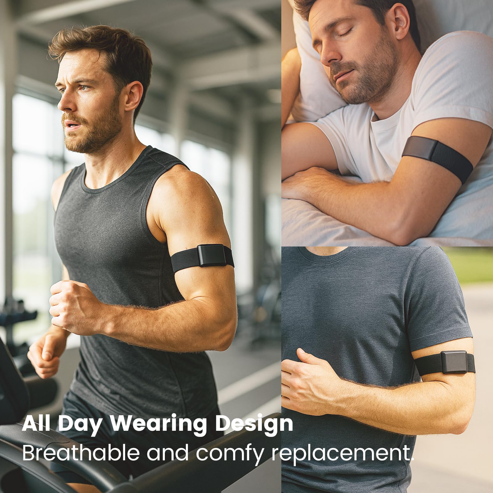 Bracelet élastique En Nylon Pour Whoop 5.0 – Boîtier Métallique, Deux Longueurs (28 Ou 42 Cm), Respirant – Sport Et Quotidien