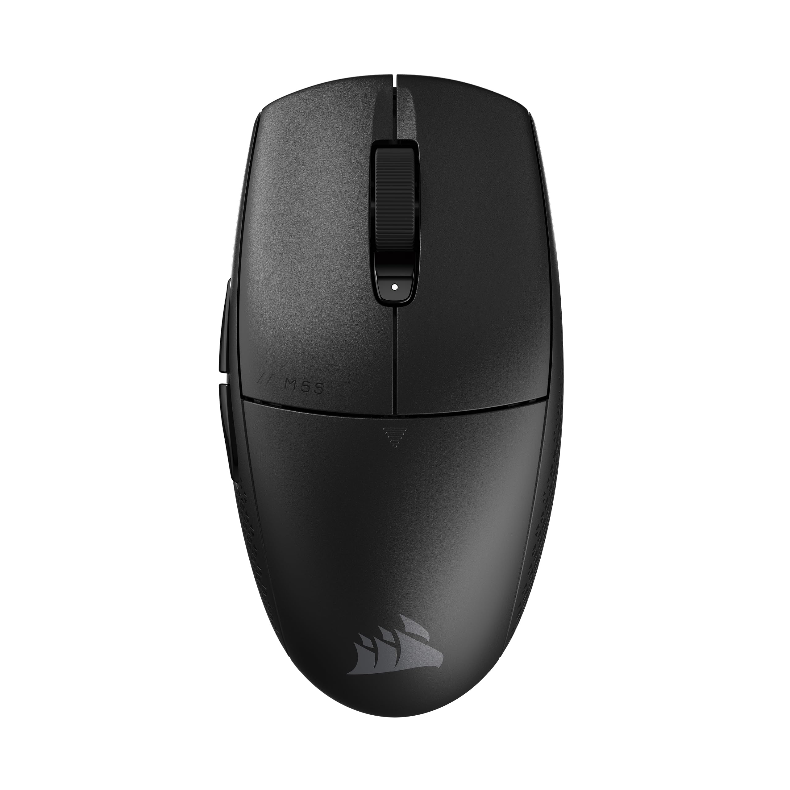 Corsair M55 WIRELESS Mouse da Gioco FPS Leggero – Nero | 2.4GHz & Bluetooth, 24.000 DPI, Batteria di Lunga Durata, Sei Pulsanti Programmabili, Impugnature Laterali Testurizzate