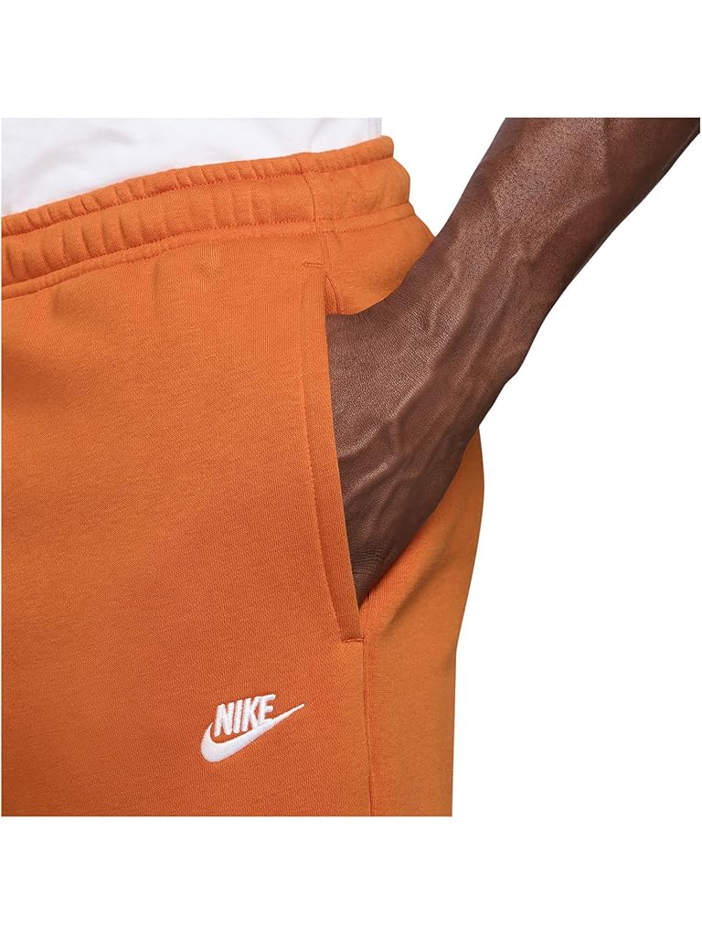 Orange Nike Club Fleece Men's Joggers
