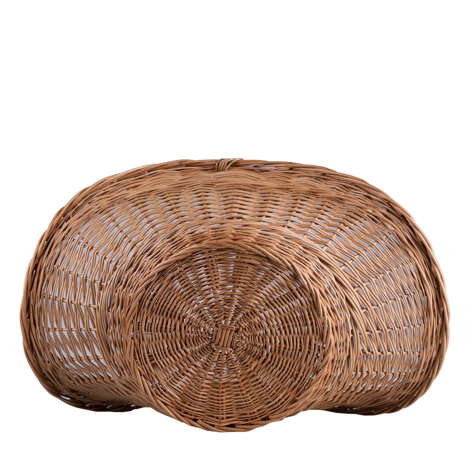 Cesta Portalegna da Interno in Vimini Porta Legna da Interni Fatto a Mano Cesta in Vimini per Legno Cestino per tronchi Ceste per Legna da Interno