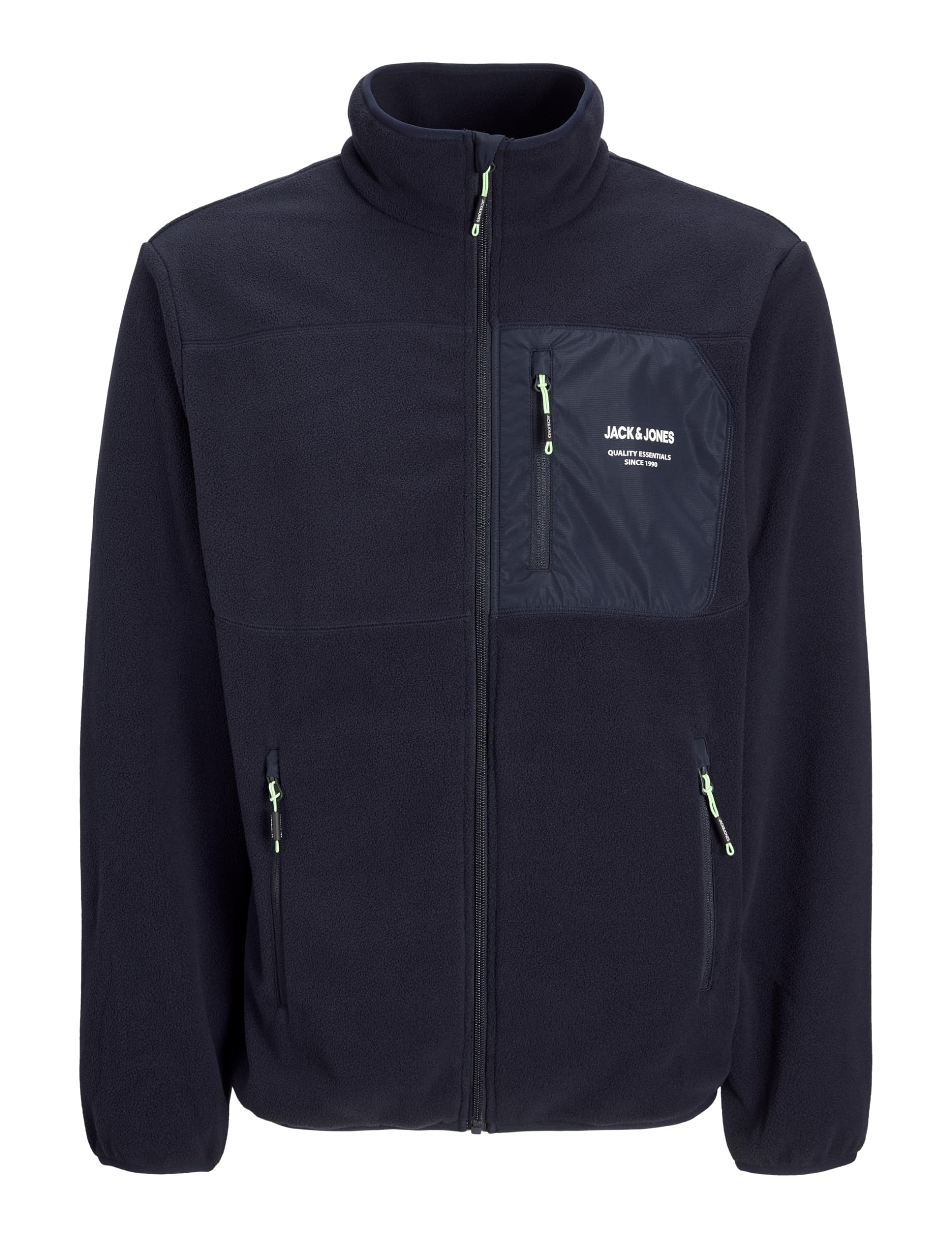 JACK & JONES Men's Jjtheo Fleece Jacket, Sky Captain, M, Sky captain, M