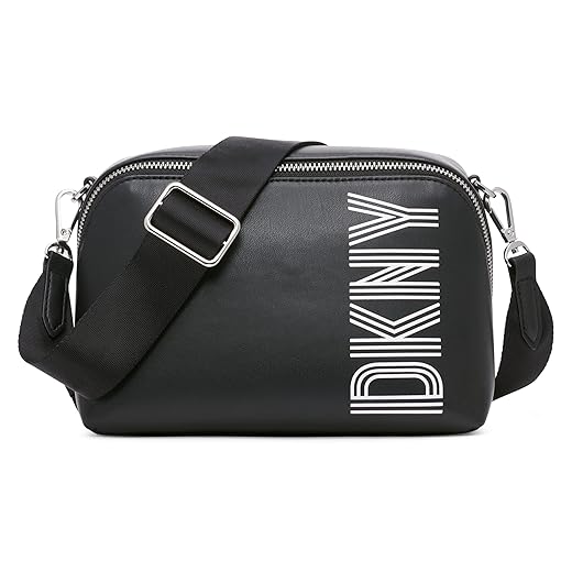 DKNY Classic Tilly Camera Bag, Black/Silver