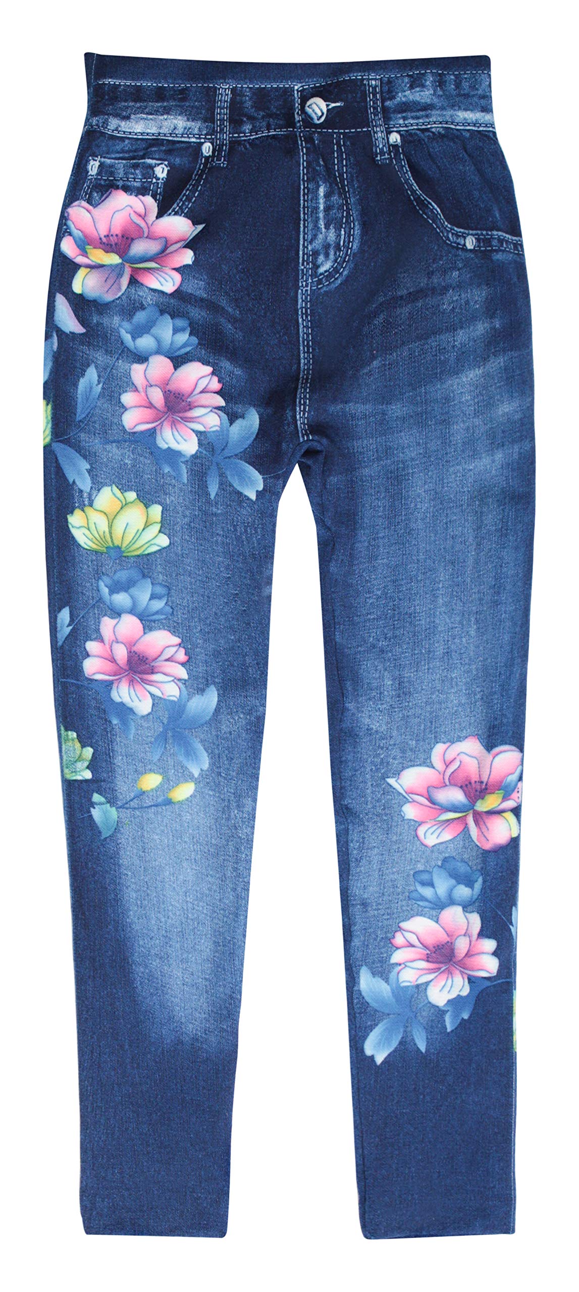 Jeggings for Girls Comfortable Seamless Printed Leggings