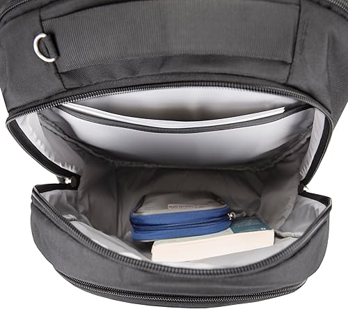 Miniatura 10 de Travelon - Mochila antirrobo clásica grande multiusos, Negro, Tamaño único