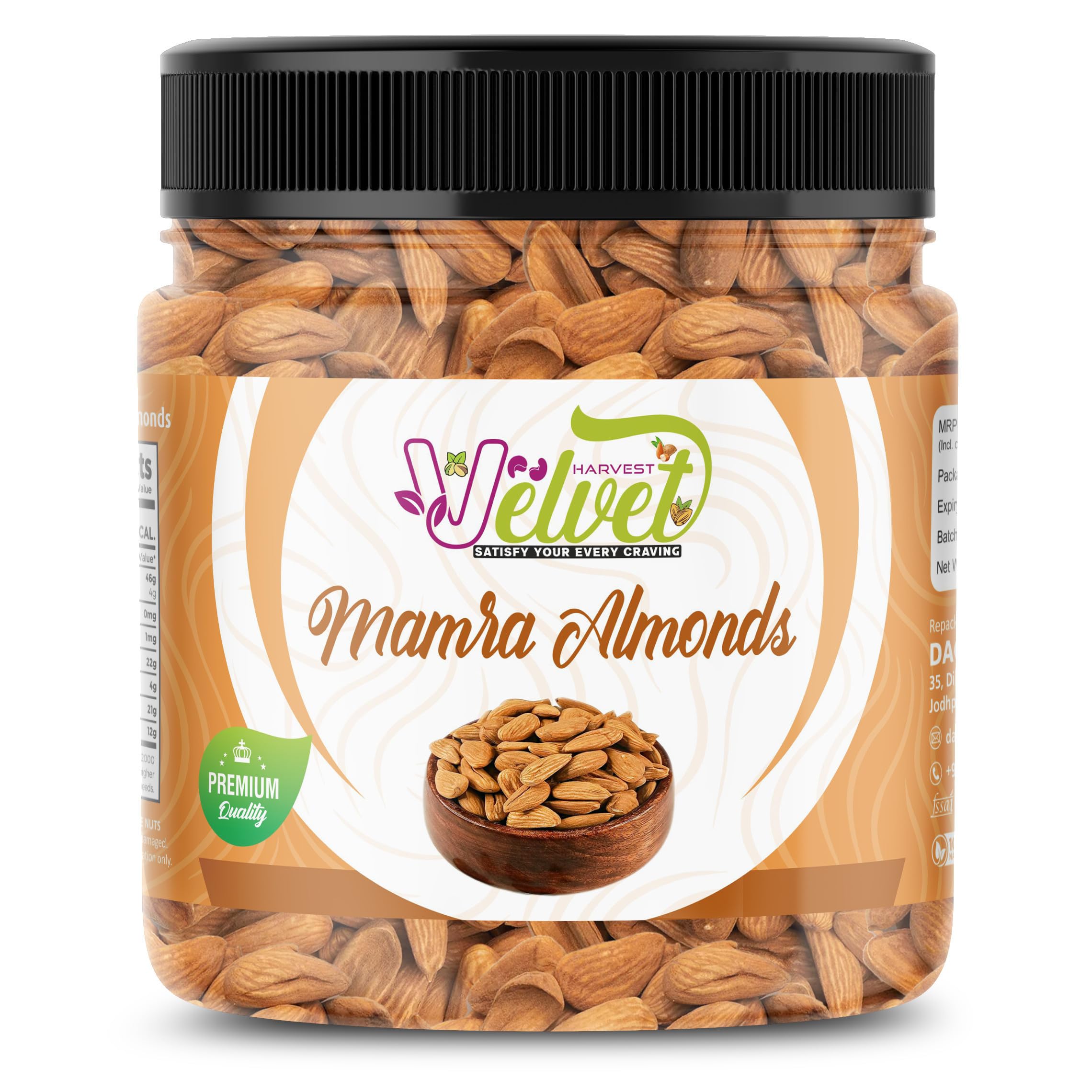 VELVET HARVEST Kashmiri Mamra Almonds - 2 kg | (Grade A ++ Nuts Natural Source of Vitamins, Protien & Magnesium) Special Mamra Badam Giri Nuts & Dryfruits (B0DCJSDZYJ) Amazon Price History, Amazon Price Tracker