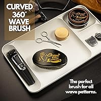 Vista 6 de OCEAN VIEW DEEP WAVES POMADE Cepillo ondulado de cerdas medianas + grasa de ondas 360