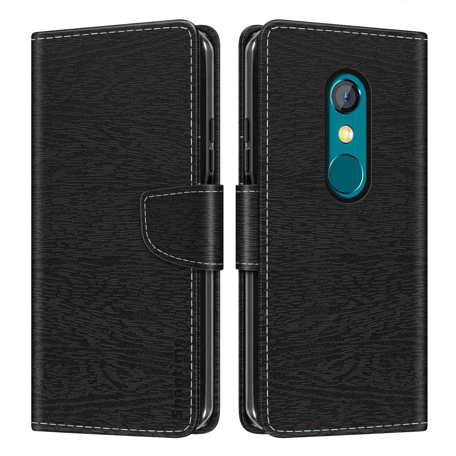 Amazon.com: Shantime Wood-Grain Leather Case for Unihertz Jelly