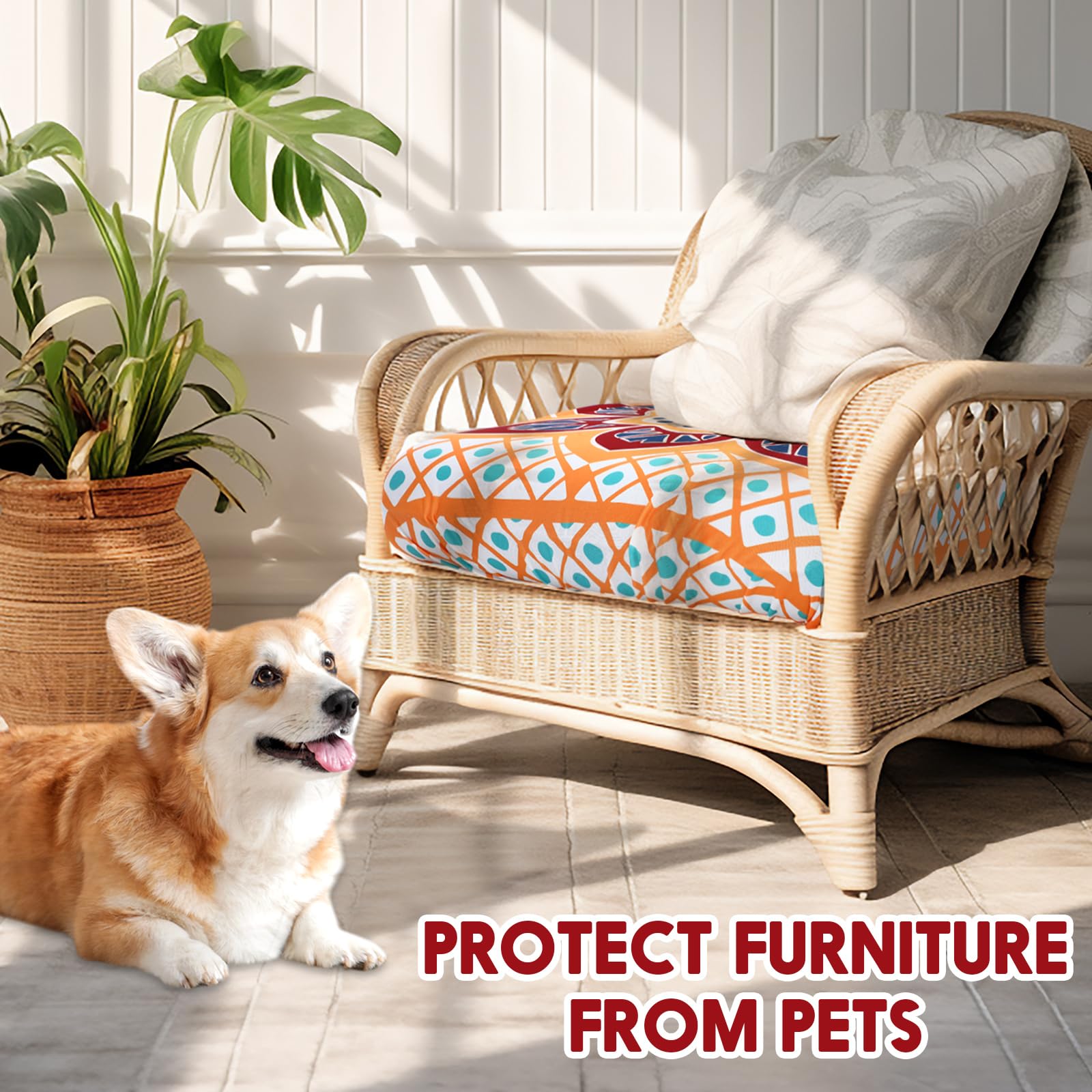 Outdoor Sofa Covers - Floral Patio Cushions -5