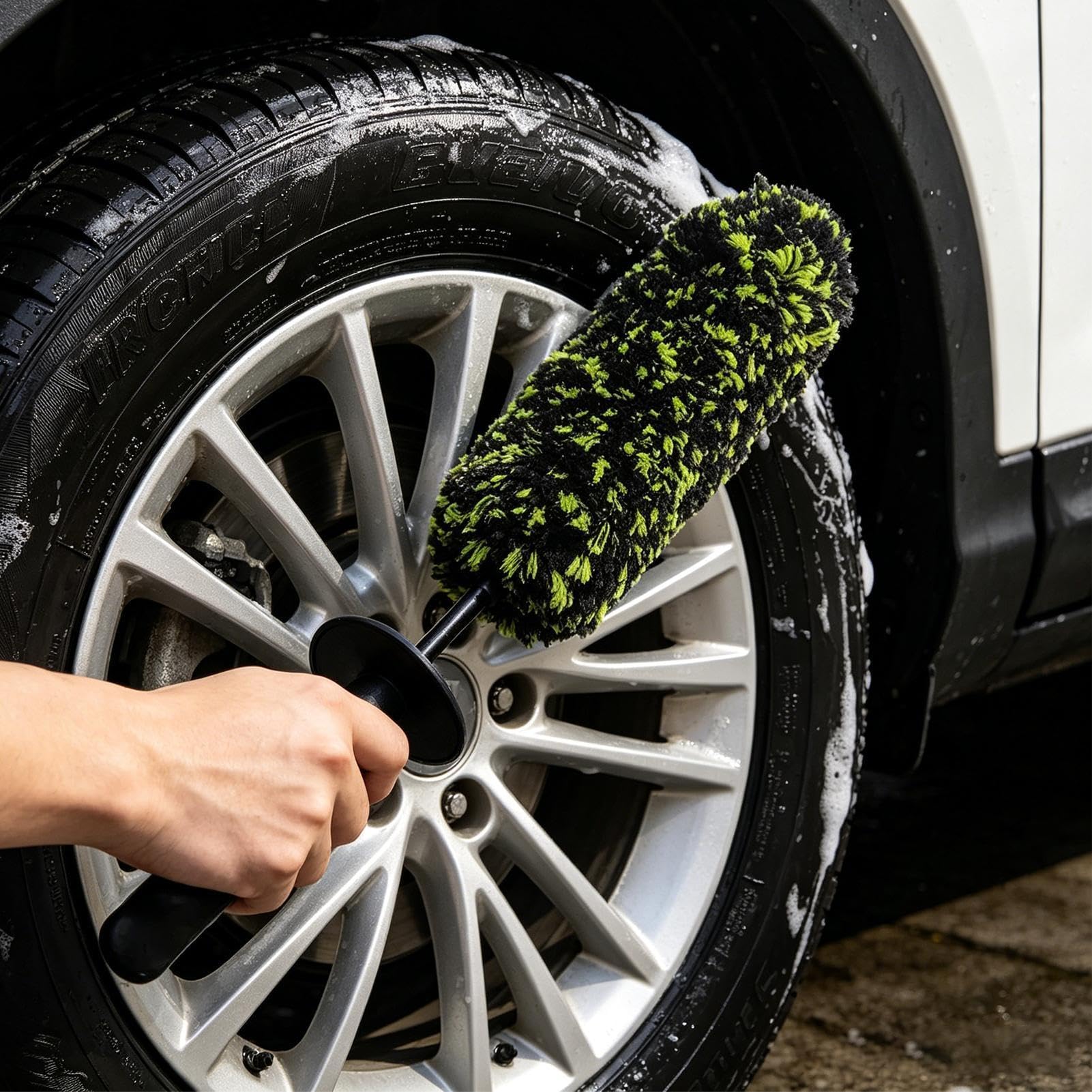Brosse de Nettoyage pour Jantes de Voiture Outil Detailing Auto Pour Roues, | Brosse de Nettoyage pour Jantes pour Extérieur de Berlines SUV et Véhicules
