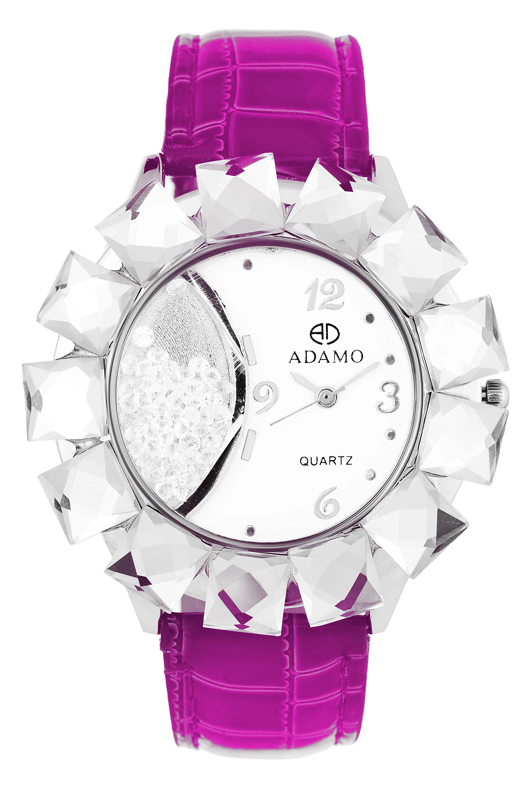 ADAMO Adele White Dial Womens & Girls Watch A351PK01 (B01M193B2C) Amazon Price History, Amazon Price Tracker