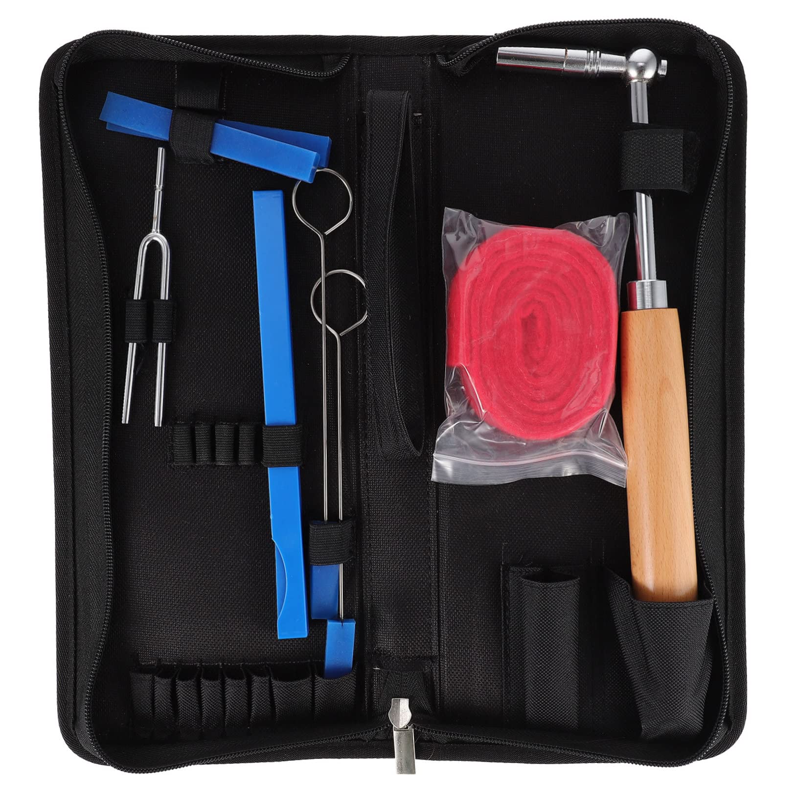 1set Accordatura Per Pianoforte Kit Mute Chiave Accordatura Utensili Ergonomici e Resistenti Per Pianisti Principianti e Professionisti