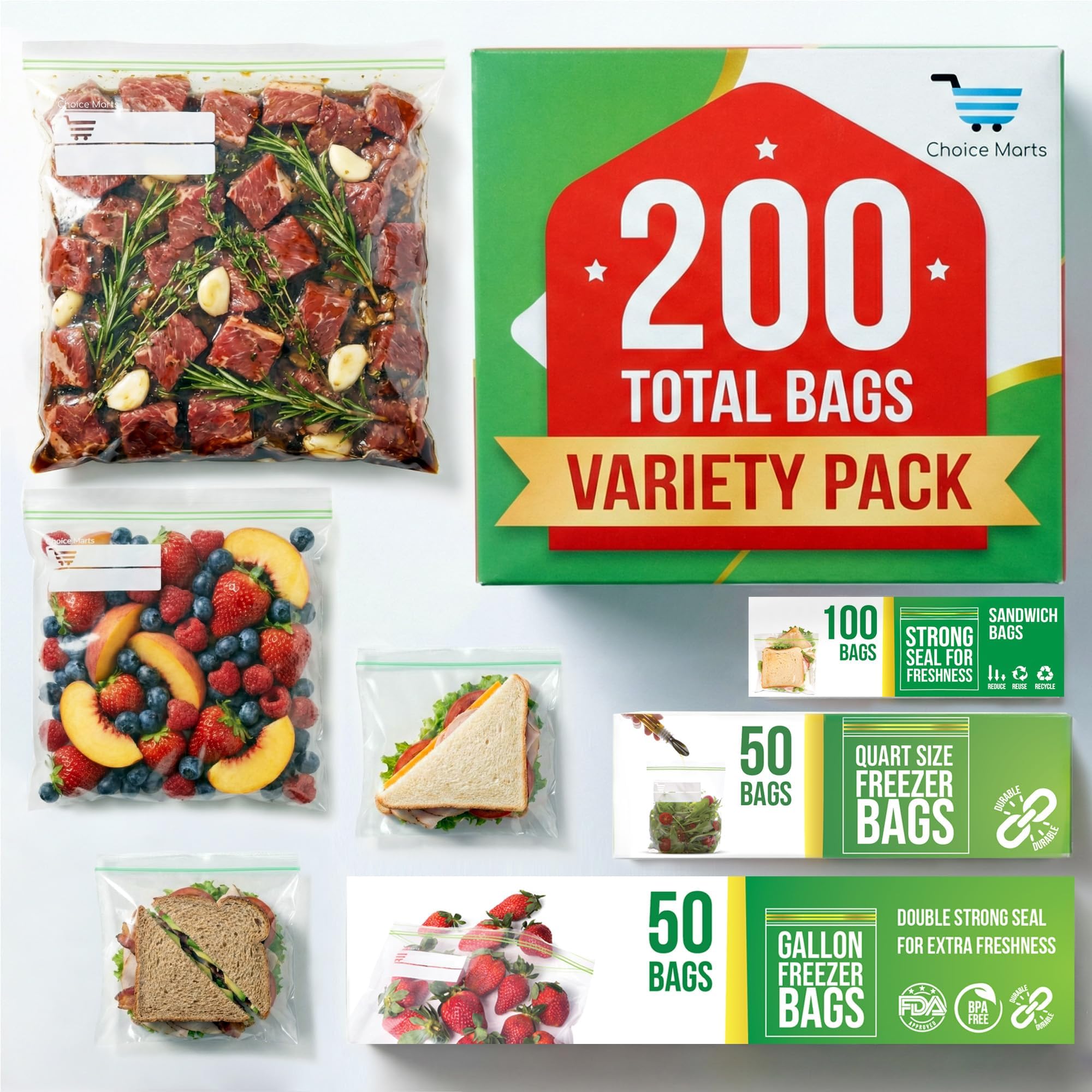 Baggies Variety Size Pack
