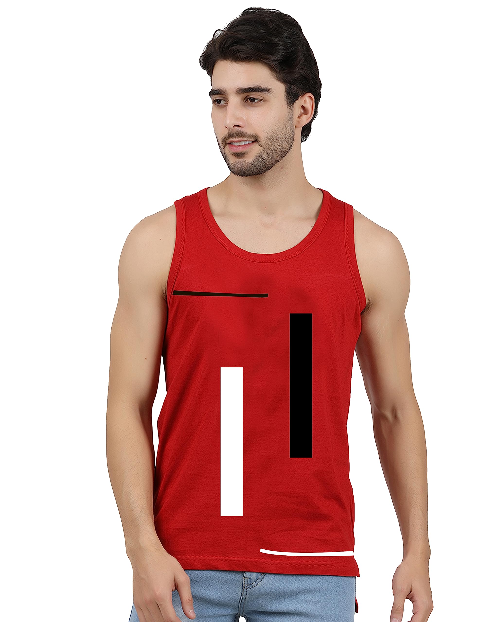 jugular Men's Regular Fit Cotton Printed Vest-picture-30