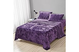 Distressed Velvet Fleece King Size Sheets