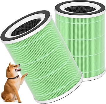 2-Pack KILO Replacement Filter Compatible with Afloia Purifier KILO and KILO PRO, MIRO and MIRO PRO, and MORENTO Purifier Kilo/MR-Kilo, 3603-Stage Filtration-Green Version
