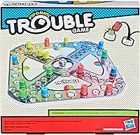 Vista 2 de Hasbro Gaming Juego de Mesa Trouble para Niños de 5 Años en Adelante, 2-4 Jugadores