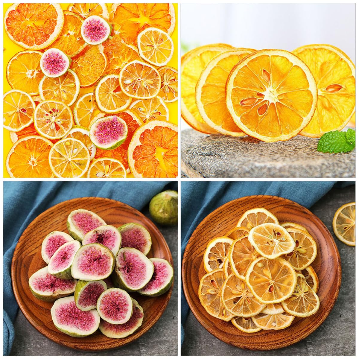 Tranches d'orange SéChéEs pour DéCoration 200G – Rondelles Orange SéChéE Multi Usage pour GâTeaux Guirlandes DIY Accessoires Photo Et DéCorations Maison