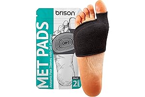 Brison Metatarsal Pads: Enhanced Foot Relief for a Painless Gait