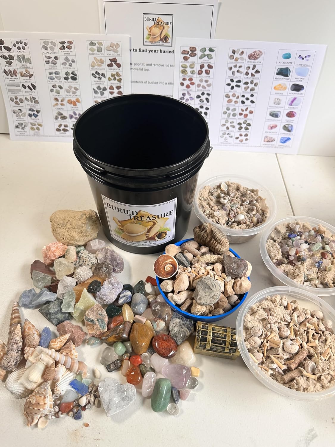Generic Ultimate Mining Bucket/Gemstones/Crystals/Fossils/Seashells/Gifts for Boys and Girls/Unique Gifts