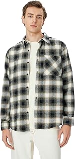 قميص كاروهات عصري للرجال من كوتون