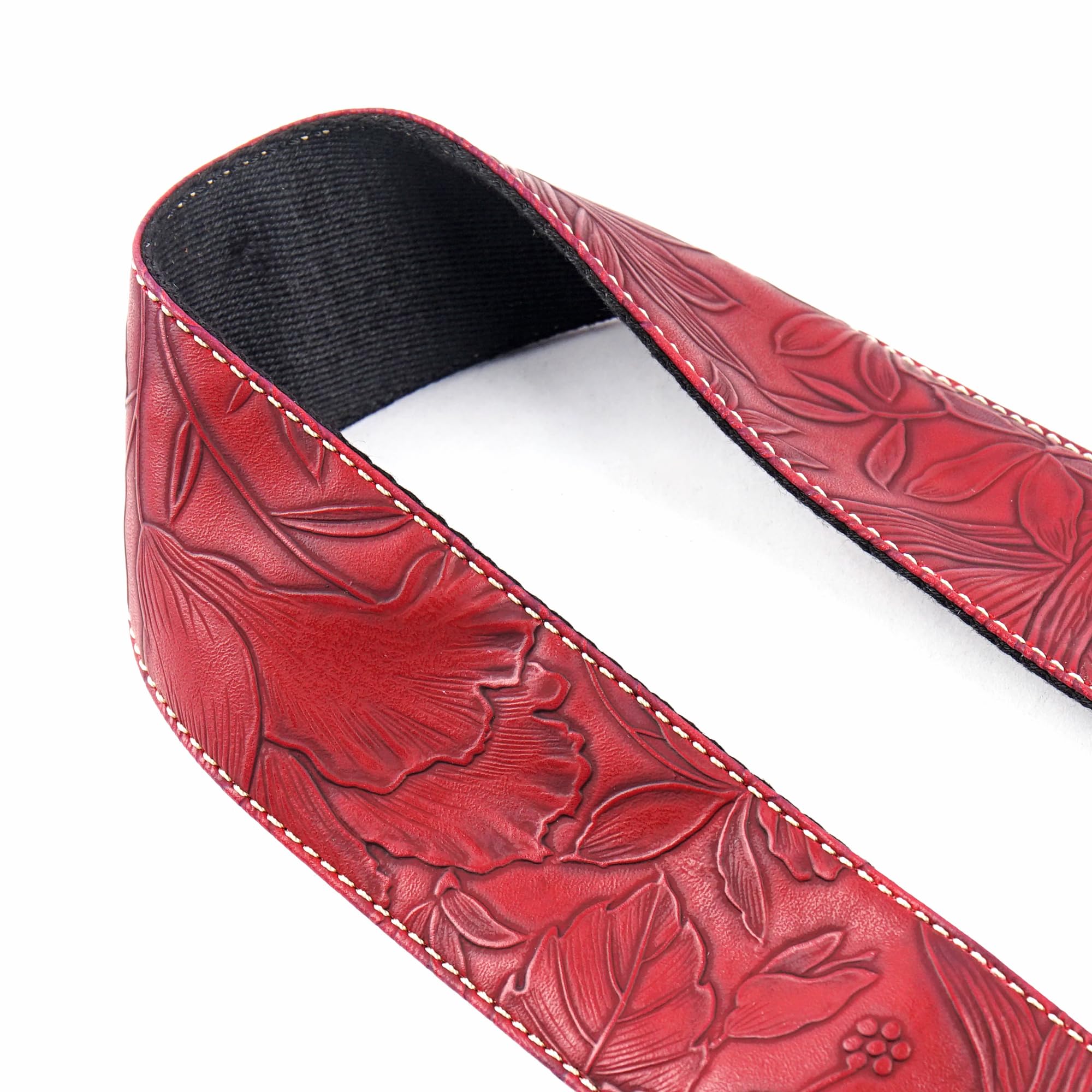 Czzmy Saxophone Neck Strap,Alto Tenor Bari Soprano Sax Neck Harness,Musical Instruments Accessories Parts(1-Carved Red) - Image 2