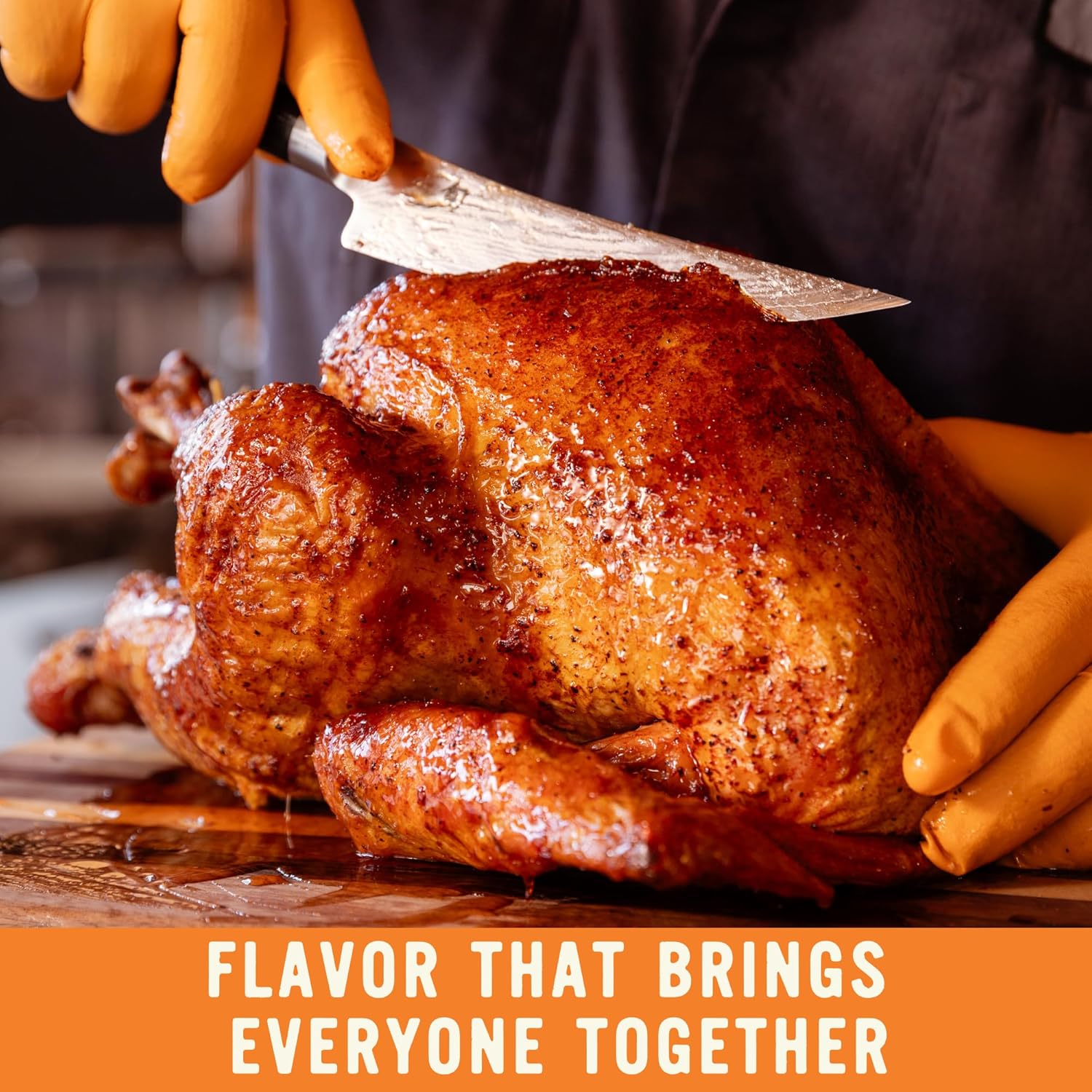 Kosmos Q Ultimate Turkey Brine Kit With Brine and Brining Bag, Dirty Bird Rub, Cherry Apple Habanero BBQ Glaze, Gravy and Stuffing Bags, & Recipe Card, Full Set for Cooking or Smoking Holiday Meals