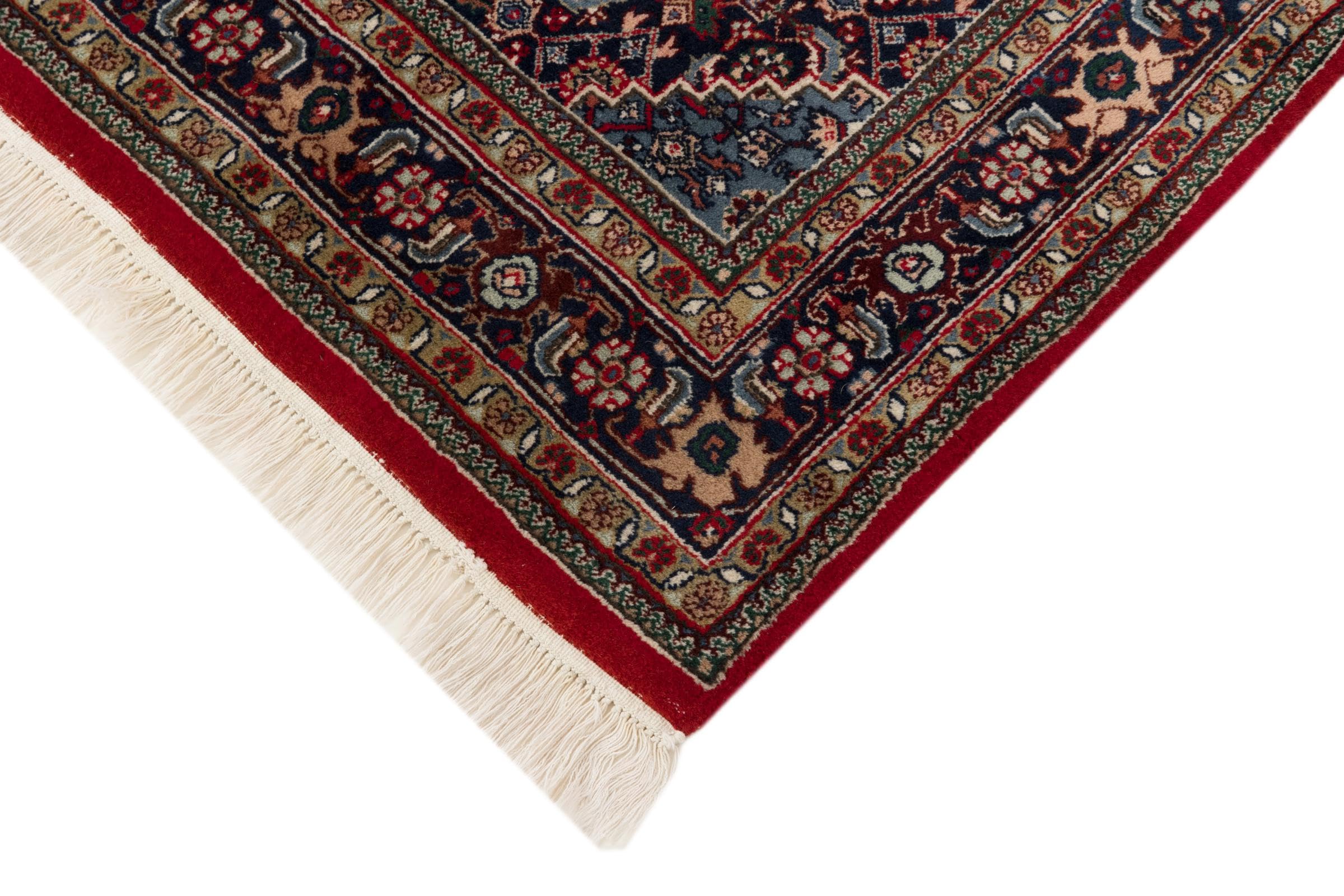 Indo Bidżar 118x200 Ręcznie tkane Dywan orientalny Dywan Wełna Indie