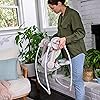 Ingenuity Soothe 'n Delight 6-Speed Compact Portable Baby Swing with Music and Toy Bar, Folding for Easy Travel - Cozy Kingdom