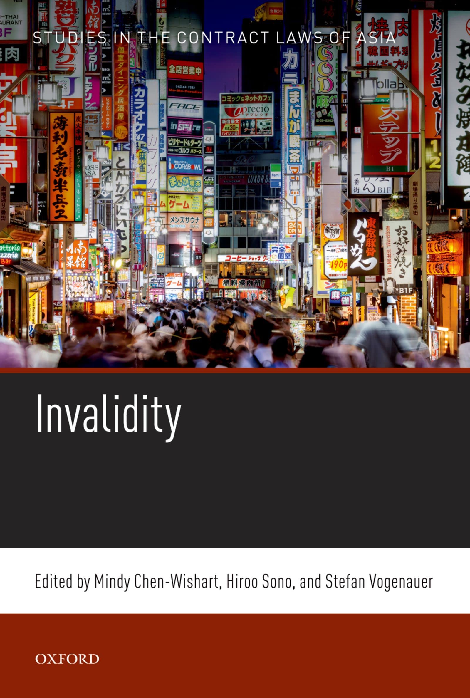Invalidity Studies in Contract Laws of Asia livre juridique comparé anglais