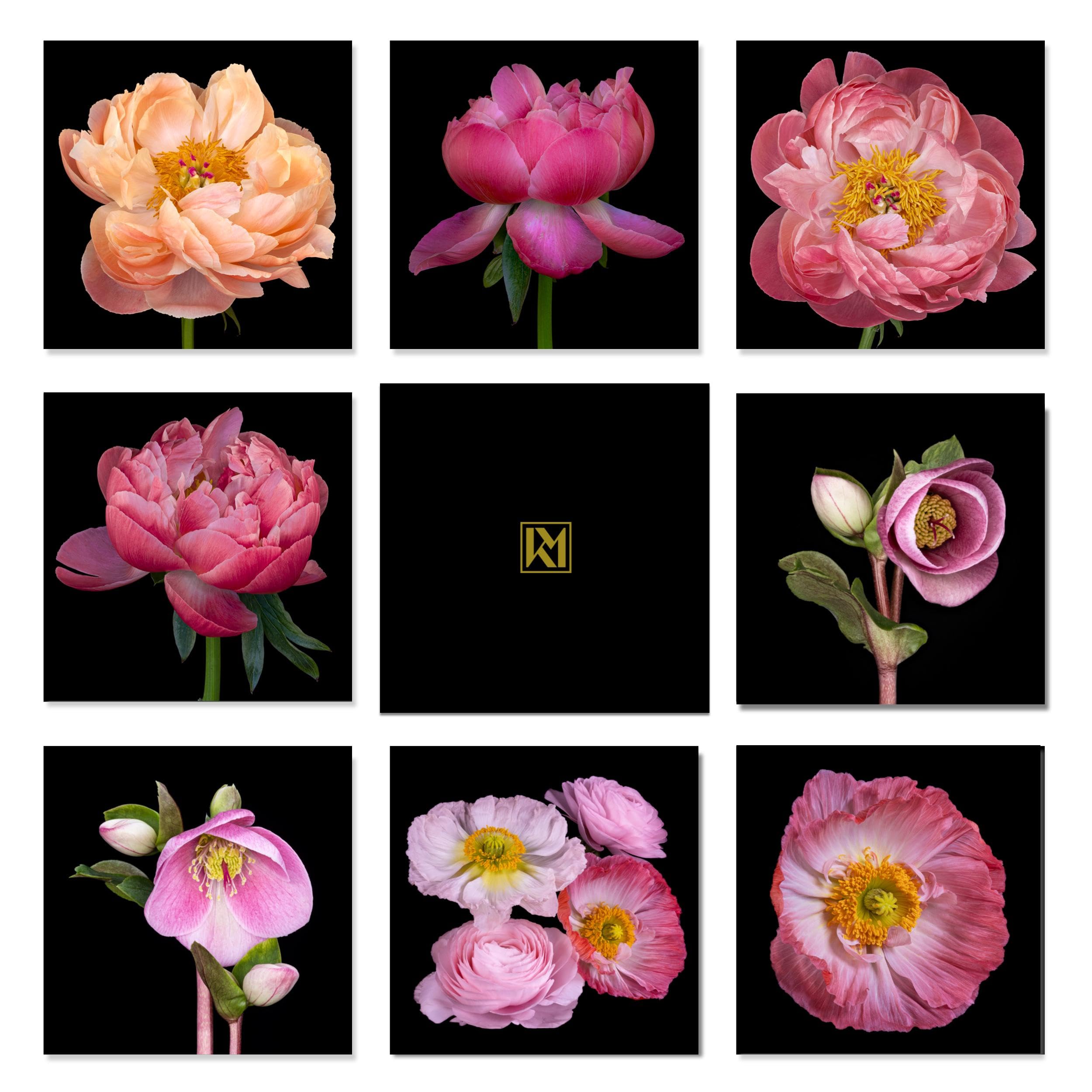 Floral Greetings Cards - 8 Card Gift Box