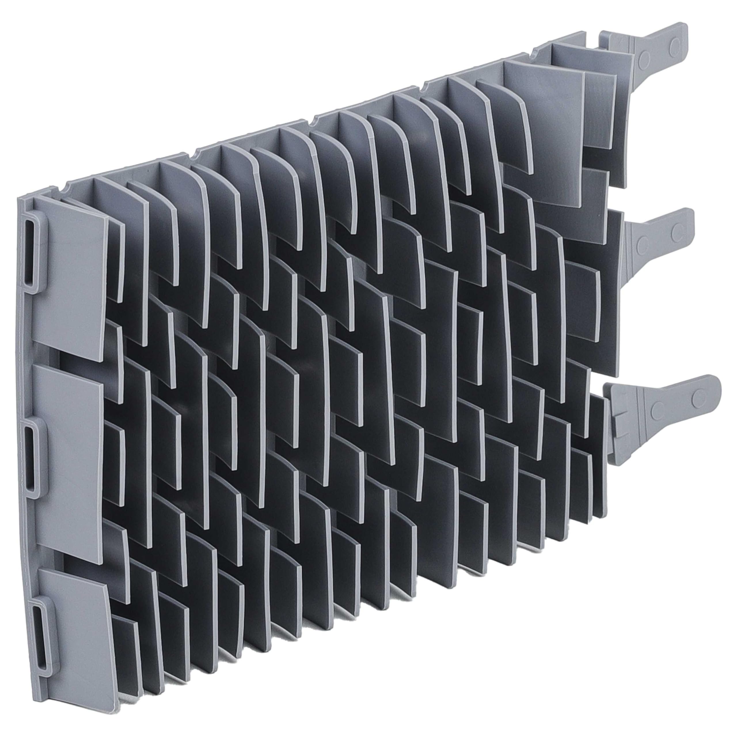 vhbw Cepillo reemplaza Zodiac R0962800 para Robot, Aspirador de Piscina - De Caucho, 24,5 x 13 x 3 cm