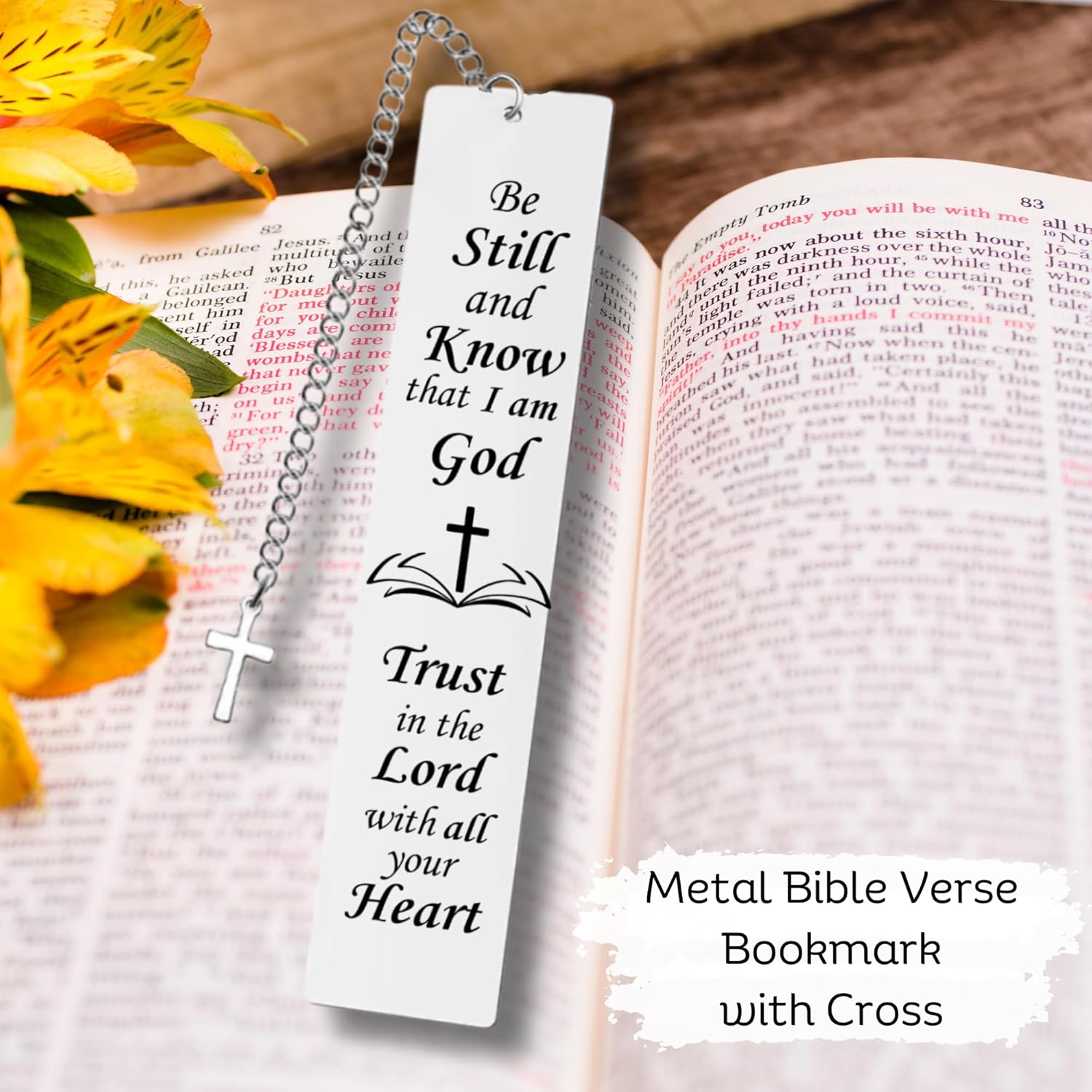 Christian Gifts for Women – Be Still and Know Faith Gift Box with Bible Verse Blanket, Journal, Bookmark & Tumbler – Inspirational Religious Gift Set for Encouragement, Recovery, Comfort (Rose)