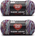 Red Cœur E305.3964 Super Saver Ombre Yarn Anthracite