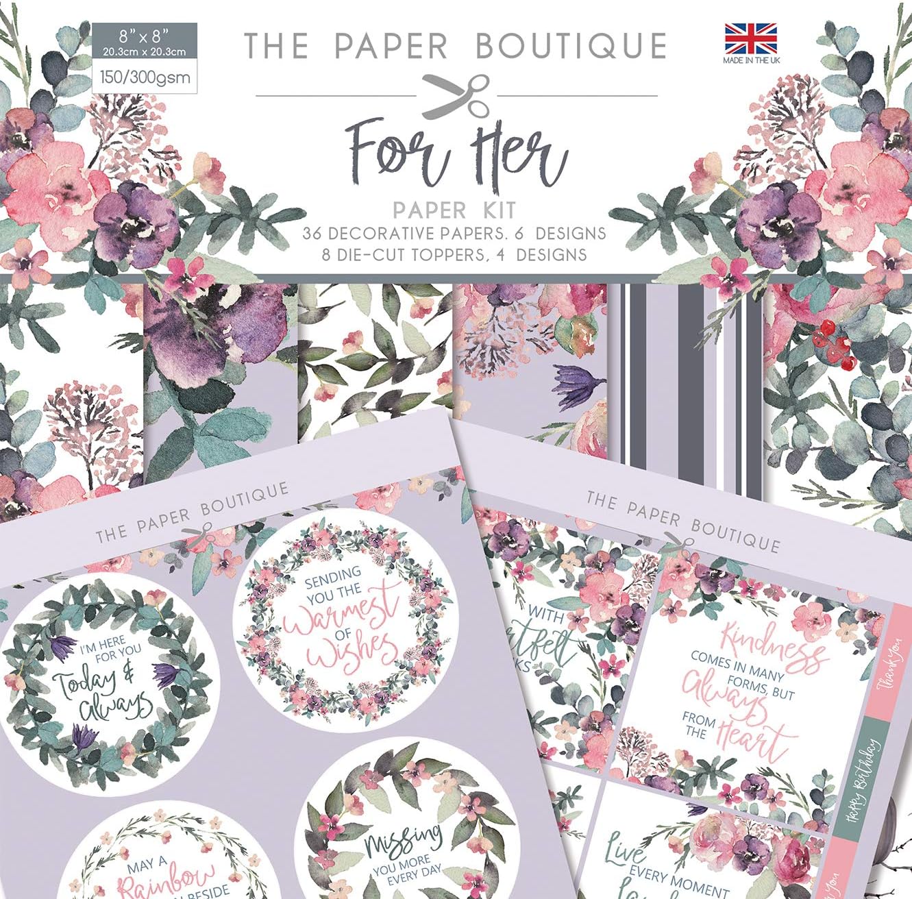 The Paper Boutique For Her Paper Kit