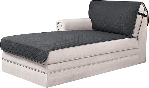 Vista 246 de Chun YI. - Funda reversible para sofá, funda para sillón, fácil de instalar, lavable, cubiertas para sala de estar. Negro