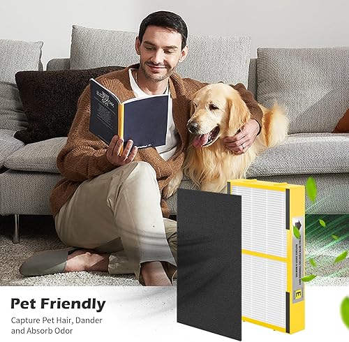 Miniatura 4 de SAKEGDY Filtro HEPA FLT4100 E de repuesto compatible con Germ-Guardian AC4100, AC4100CA AC4150BL, AC4150PCA, AC4150P Purificadores de purificadores