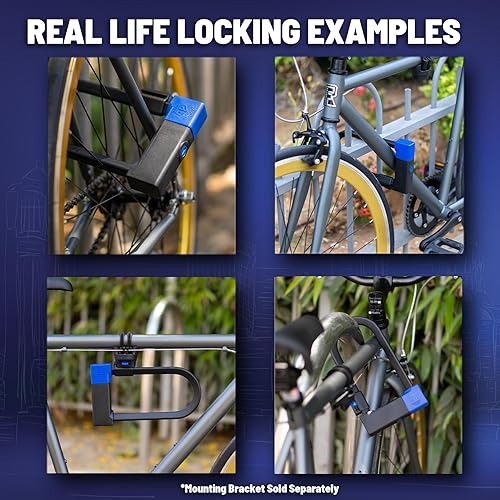 Miniatura 6 de PENTAGON Bike U Lock - Candado antirrobo patentado de alta resistencia ULock - Ultra ligero vendido seguro oro bicicleta seguridad D bloqueo con