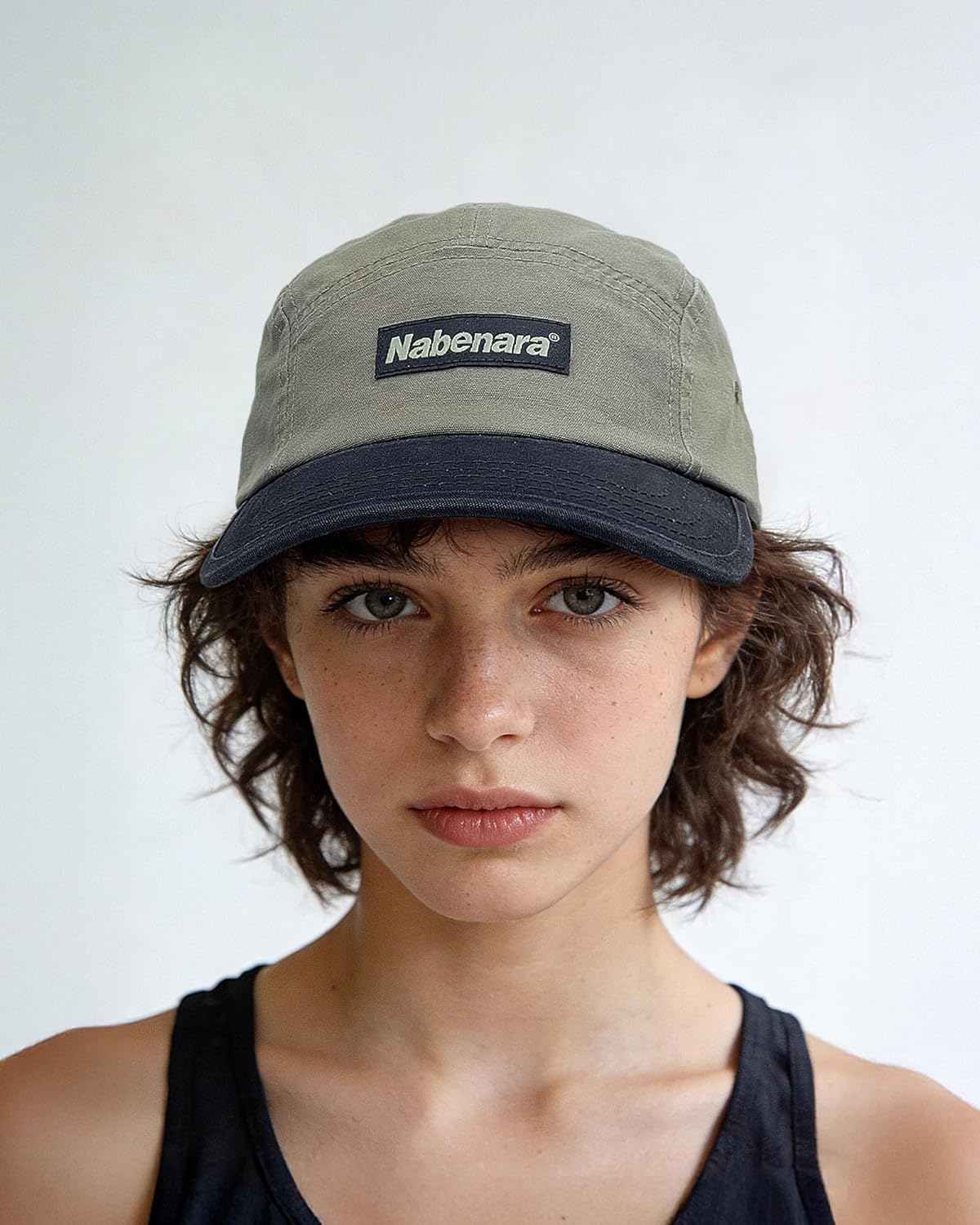 Clakllie 5 Panel Hat for Women Men Short Brim Baseball Cap Two-Tone Camping Trucker Hats Urban Street Flat Brim Hat - Image 2