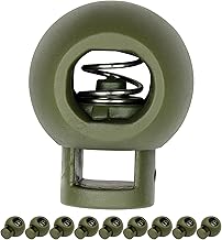 1 Hole Drawstring Closure, Ideal for Closures, Rubber Closure, Quick Release Laces, Cord Slide, Stopper for Jacket