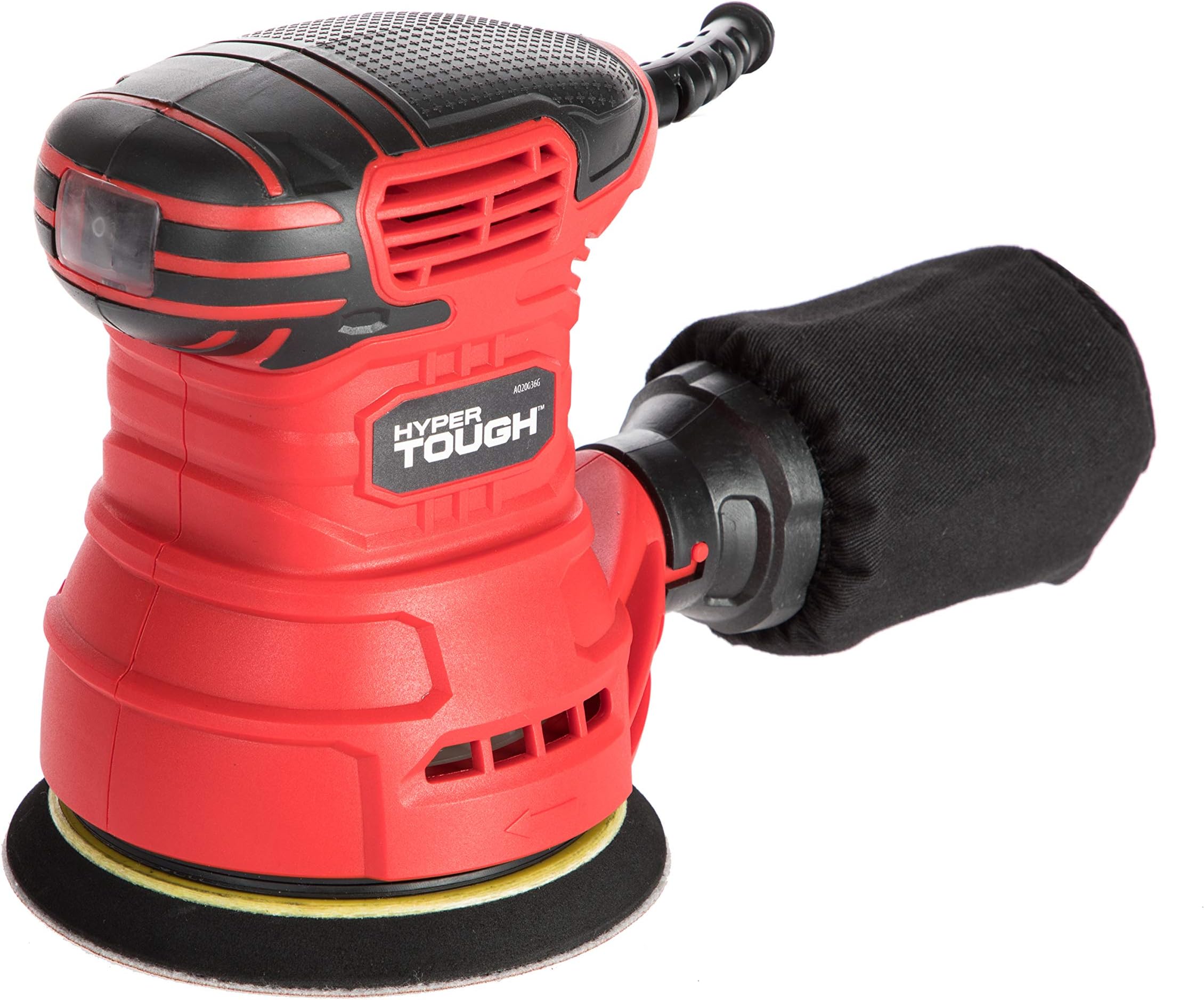 Hyper Tough 2.5-Amp Orbital Sander, 5-Inch, Corded, AQ20036G