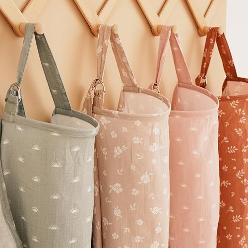 Miniatura 66 de Konssy Funda de lactancia de muselina para lactancia materna, transpirable, 100% algodón, con aro rígido para delantal de lactancia, toldo multiusos