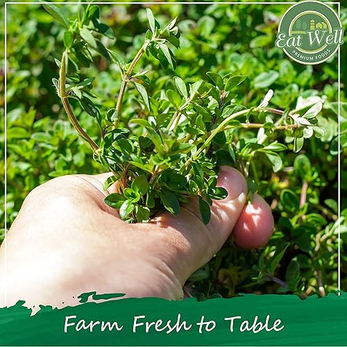 Miniatura 4 de Eat Well Premium Foods Paquete de hojas de romero secas enteras de 16 onzas, hojas de tomillo enteras secas de 9 onzas, hojas de menta secas de 8