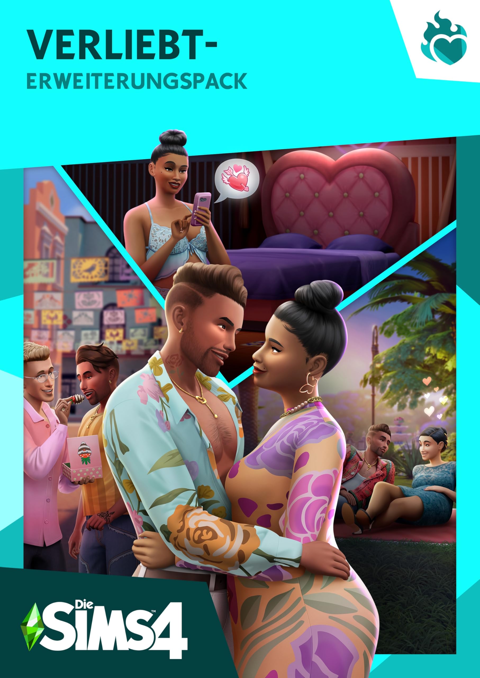 Die Sims 4 Verliebt-Erweiterungspack (EP 16) PCWin | Code in der Box | Deutsch