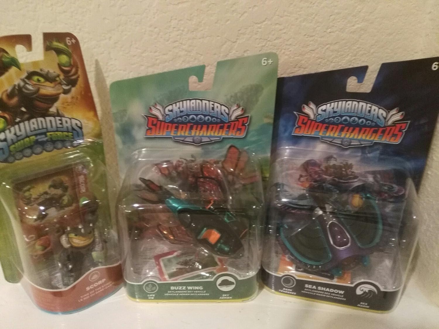 Superchargers 3 pack Skylanders 360 Swap force character pack Scorp