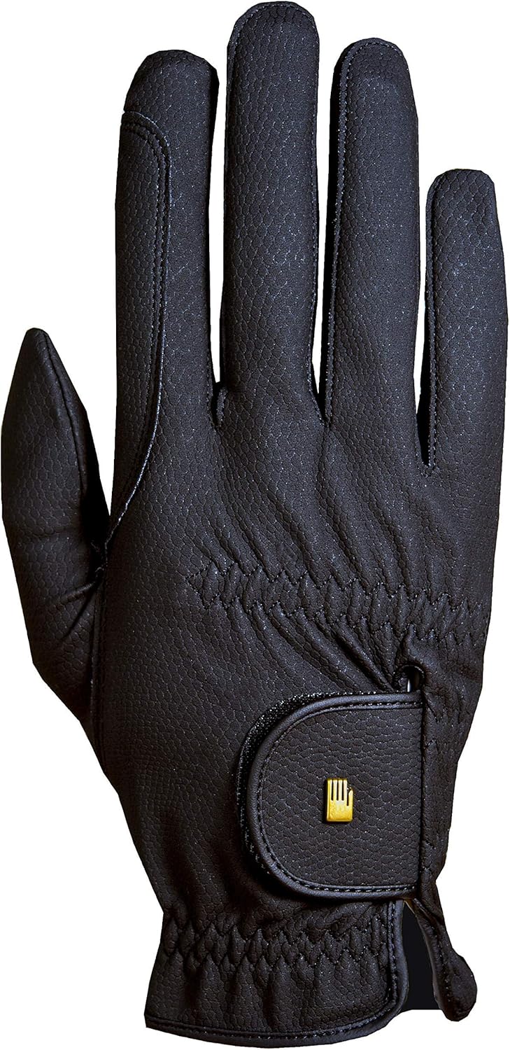 Roeckl Roeck-Grip Unisex Gloves 7.5 Black : Sports & Outdoors