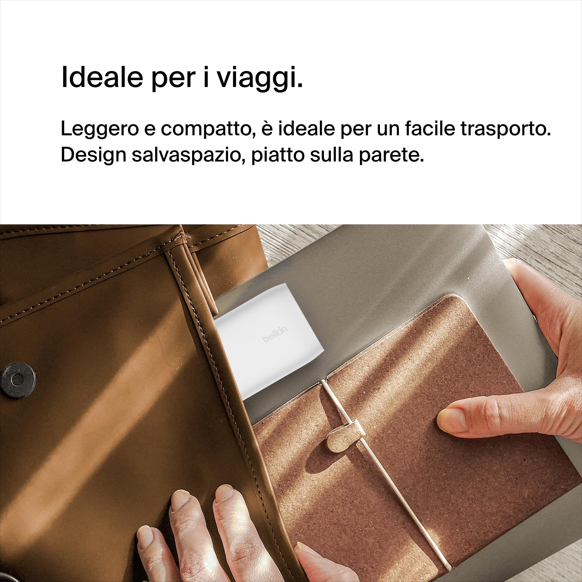 Belkin BoostCharge Caricabatteria da parete a 3 porte USB-C con PPS da 67 W, caricabatteria rapido per iPhone 16, MacBook Pro, AirPods, Samsung Galaxy e altri dispositivi con Power Delivery - Bianco